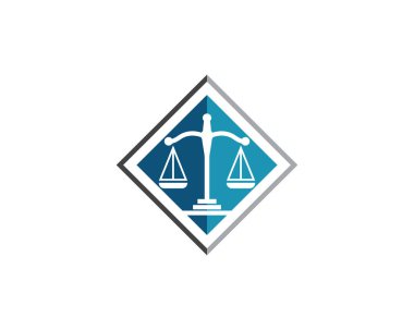 justice law Logo Template vector clipart