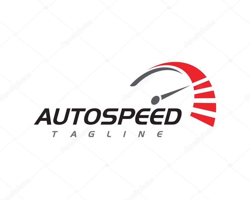 speed Auto car Logo Template