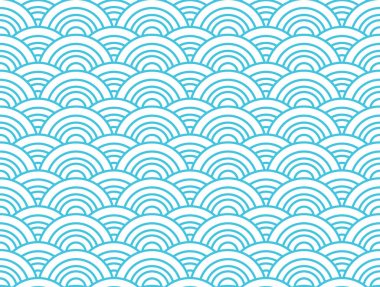 Kusursuz soyut dalga deseni