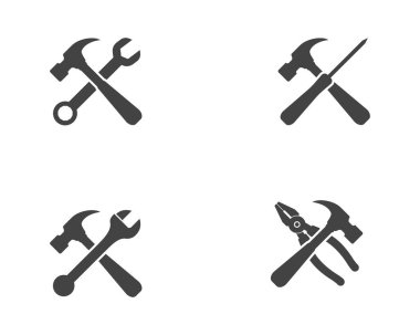 Hizmet araçları vektör simgesi