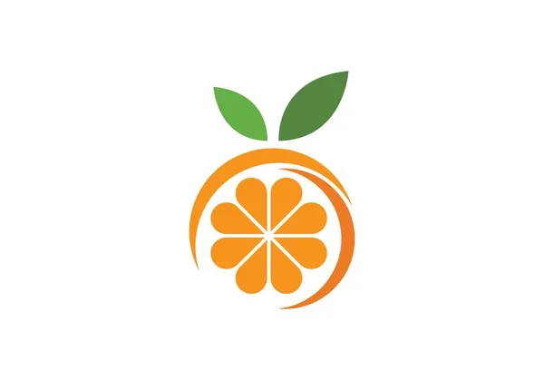 Design logo orange — Image vectorielle