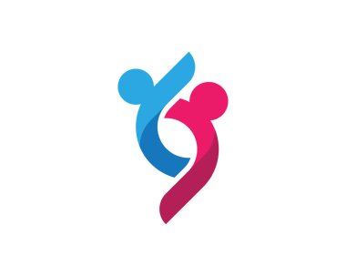 Topluluk simgesi tasarım şablonu