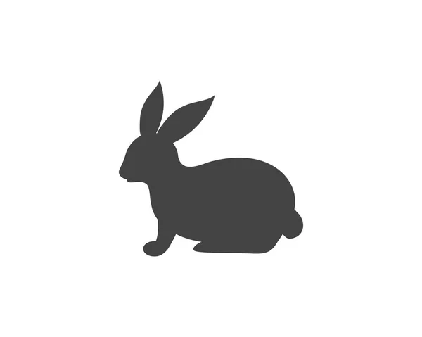 Kaninchen Logo Vorlage Vektor Symbol Illustration Design — Stockvektor