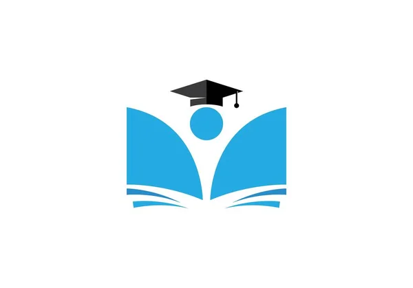 Plantilla de logotipo de educación — Vector de stock