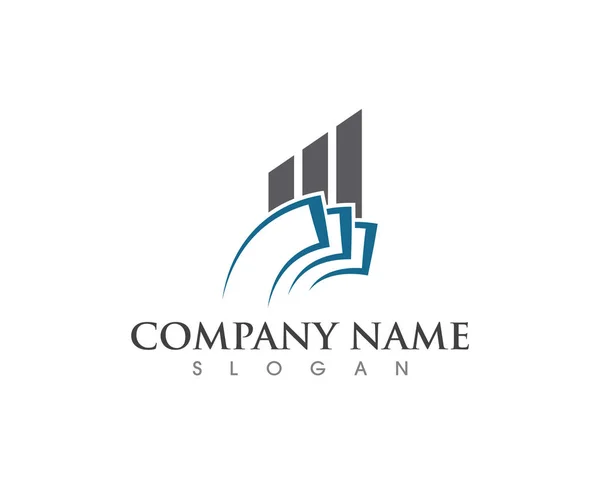 Business Finance professional logo — Stock Vector