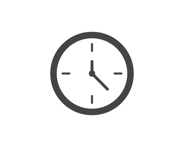 Icono del reloj vector ilustración plana — Archivo Imágenes Vectoriales