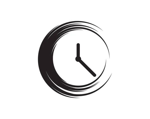 時計のアイコン ベクトル イラスト デザイン — ストックベクタ