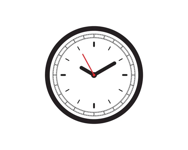 Zegar ikonę wektor ilustracja projektu — Wektor stockowy