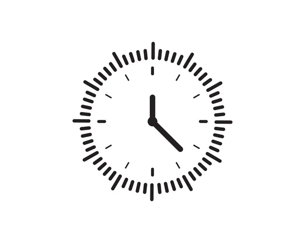 Zegar ikonę wektor ilustracja projektu — Wektor stockowy