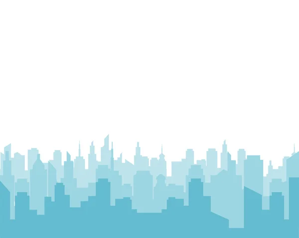 Stad skyline vector illustratie — Stockvector