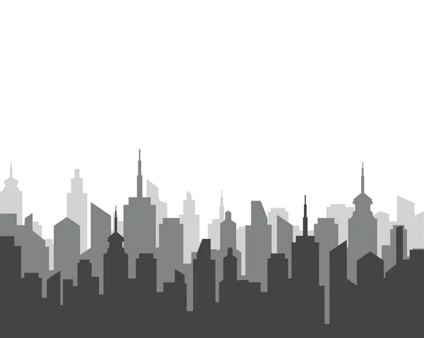 Stad skyline vector illustratie — Stockvector