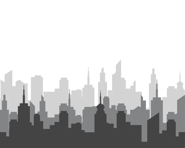 Illustration der Skyline der Stadt — Stockvektor