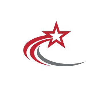 Yıldız Logo Şablonu vektör simgesi