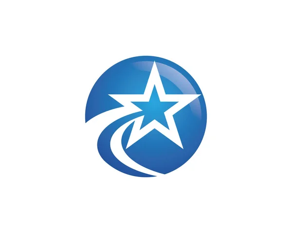 Ikona wektora szablonu Star Logo — Wektor stockowy