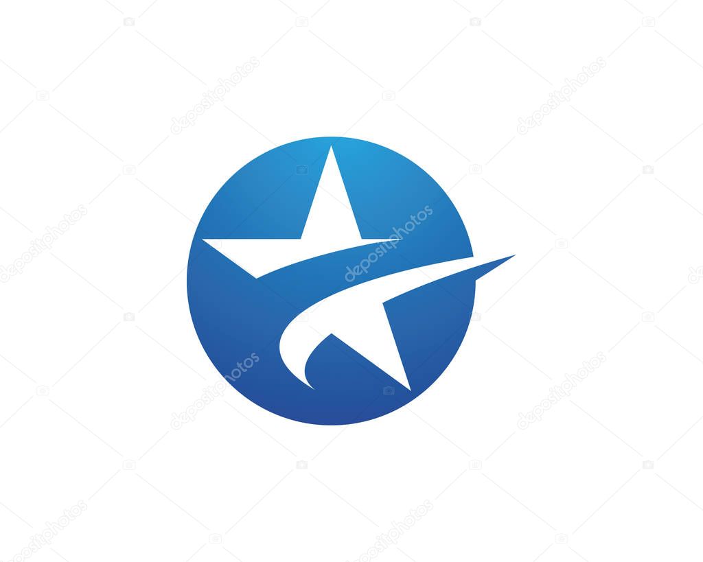 Star Logo Template vector icon illustration design