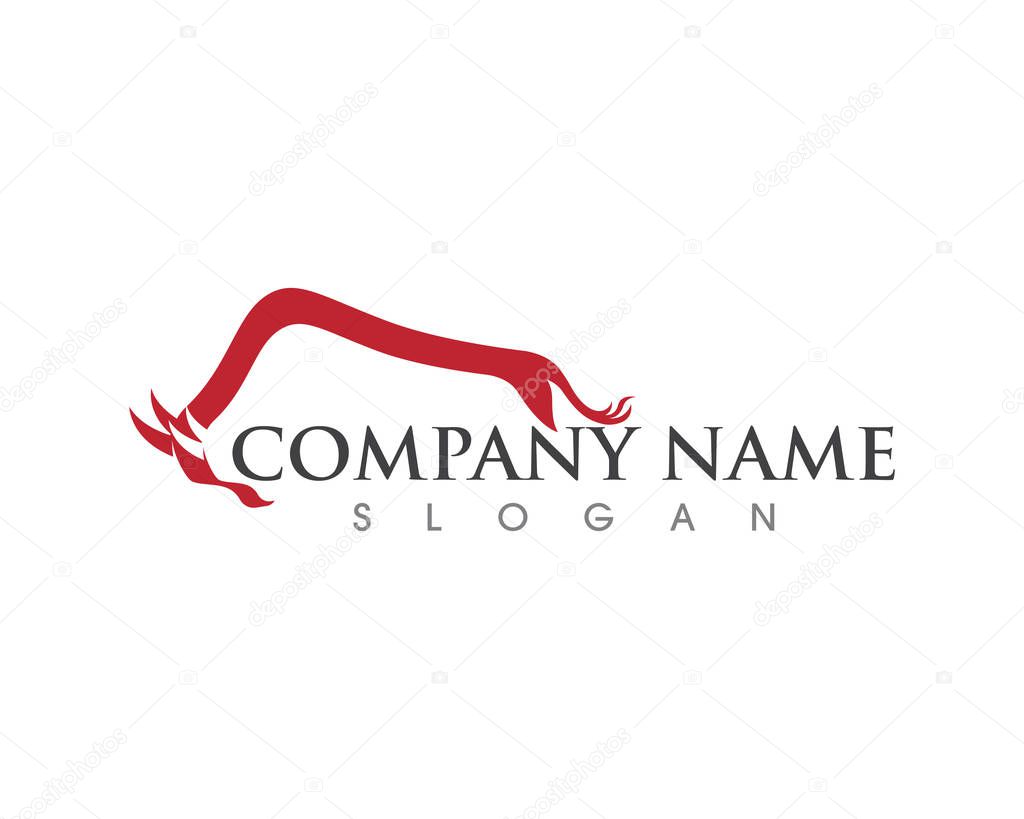 Taurus Logo Template vector icon illustration design