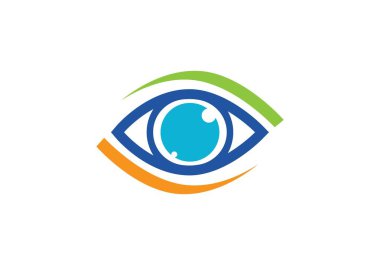  Göz Bakımı vektör logosu tasarımı