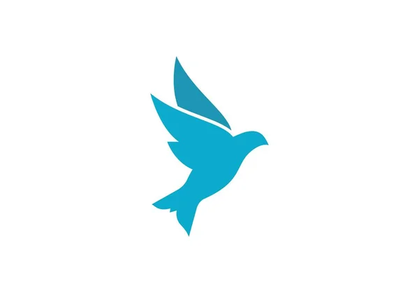 Templat logo Dove - Stok Vektor