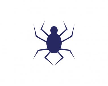 Örümcek Logo tasarlamak vektör