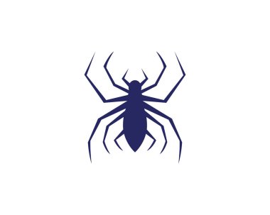 Örümcek Logo tasarlamak vektör