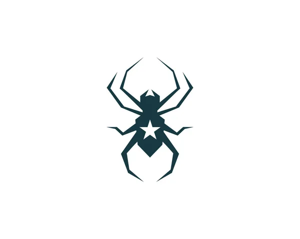 Spider Logo vecteur de conception — Image vectorielle