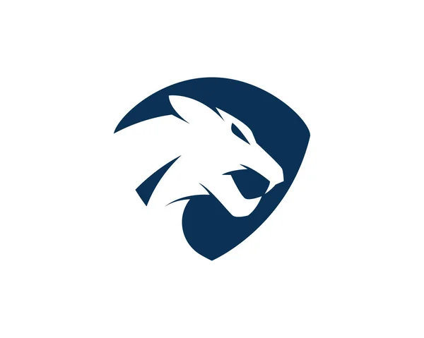 Puma Logo design vektorové ilustrace — Stockový vektor