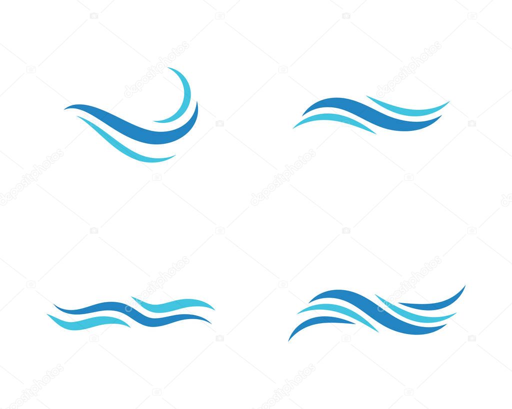 Water wave vector illustration design — Stock Vector © elaelo #189102432