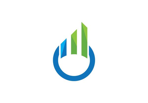 Шаблон логотипа Business Finance