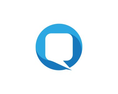 Konuşma balonu simgesinin Logo