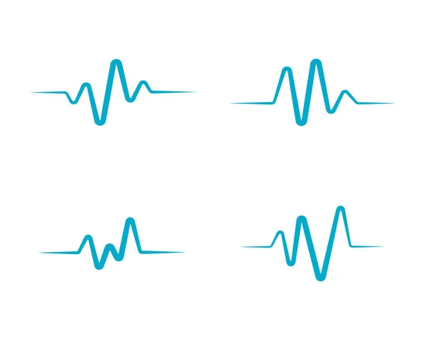 健康医療のハートビート パルス — ストックベクタ