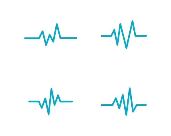 健康医療のハートビート パルス — ストックベクタ