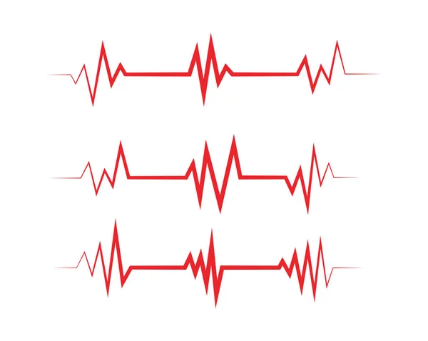 Pouls cardiaque médical de santé — Image vectorielle