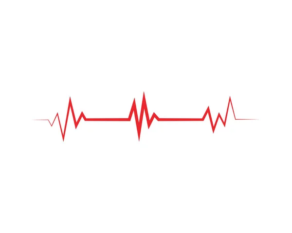 आरोग्य वैद्यकीय हृदयाचा ठोका नाडी — स्टॉक व्हेक्टर