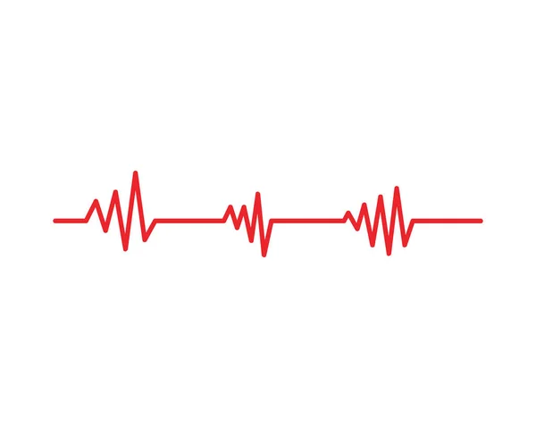 Pouls cardiaque médical de santé — Image vectorielle