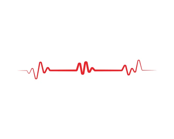 Egészségügyi orvosi szívverés impulzus — Stock Vector