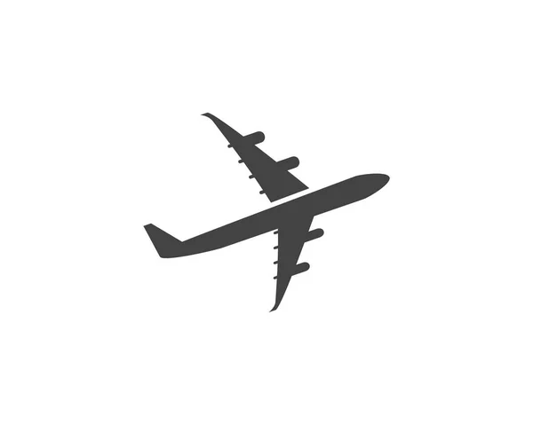 Uçak ikonu vektör illüstrasyonu — Stok Vektör