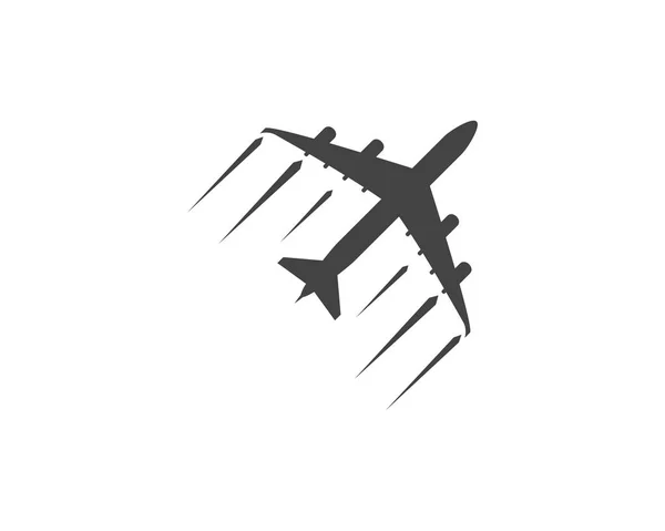 Flugzeug-Symbol-Vektor-Illustration — Stockvektor