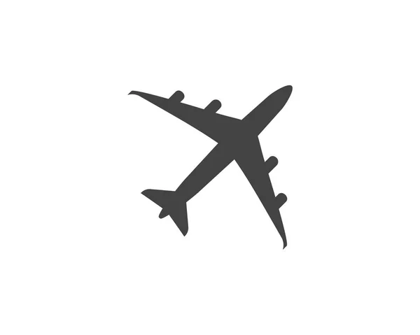 Icono de avión vector ilustración — Vector de stock