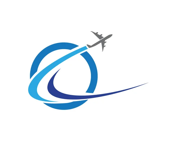Airplane icon vector illustration — Stock Vector