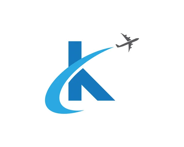 Flugzeug-Symbol-Vektor-Illustration — Stockvektor