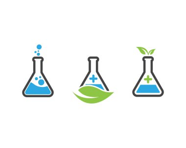 Sağlık Laboratuvarı Logo şablonu