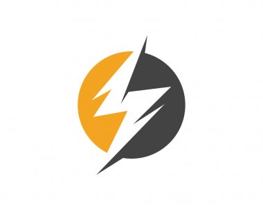 Yıldırım Logo şablonu vektör