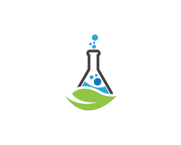 Szablon logo laboratorium medycznego zdrowia — Wektor stockowy