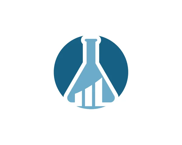 Mall för logotyp för medicinska laboratorier — Stock vektor