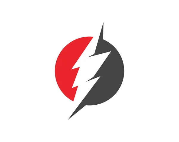 Lightning Logo Template vector — Stock Vector