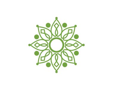 Yaprak ekoloji doğa Logo şablonu