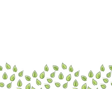 yaprak arka plan vektör çizim