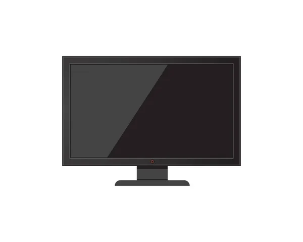 TV, LCD, led, vector de icono de monitor — Vector de stock