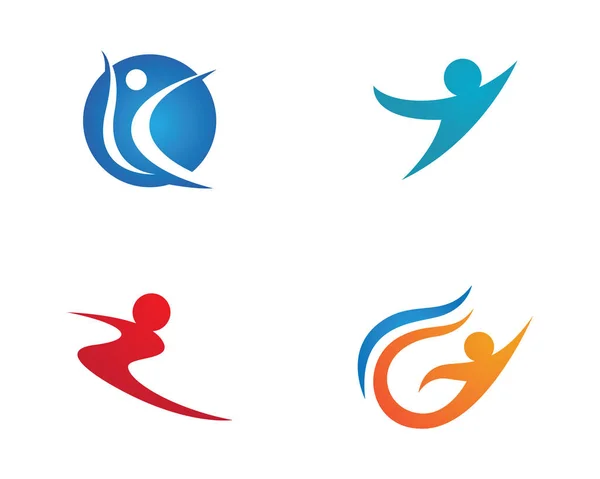 人的性格 logo 标志 — 图库矢量图片