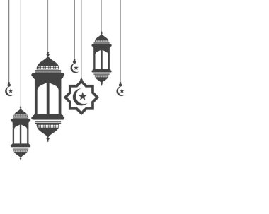 Müslüman simge vektör çizim tasarım